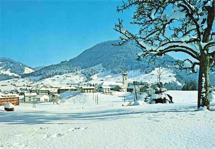 Hittisau Vorarlberg AT Winterpanorama