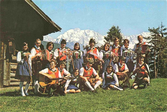 Haiming Tirol AT Volkstanzgruppe Silberbuam