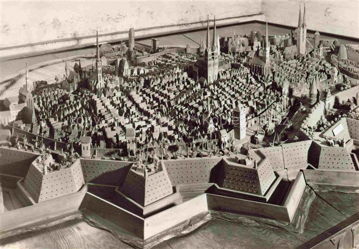 LueBECK  CITY Holstentor Stadtmodell