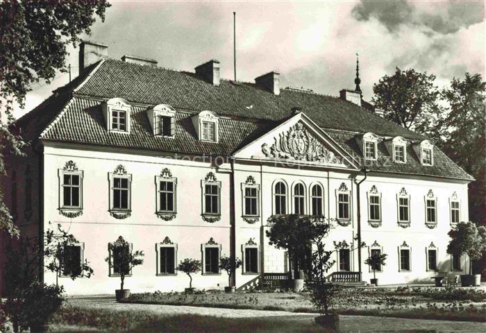 Nieborow LODZ Litzmannstadt PL Elewacja ogrodowa palacu barokowego