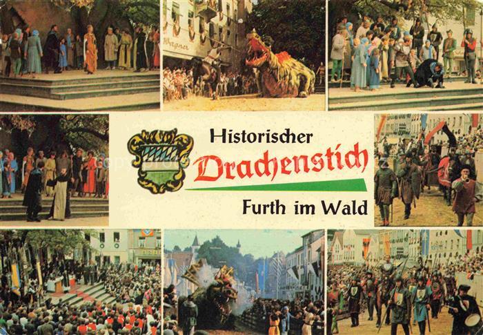 Furth im Wald Fuerth im Wald Historischer Drachenstich Volksschauspiel