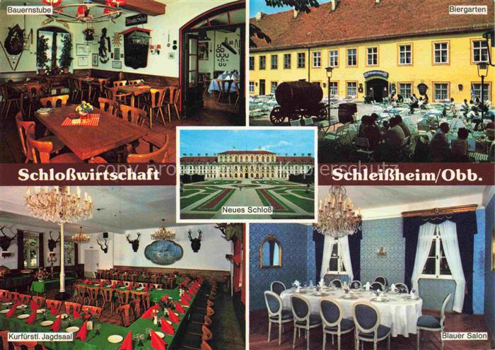 Oberschleissheim Schlosswirtschaft Bauernstube Biergarten Blauer Salon Neues Sch