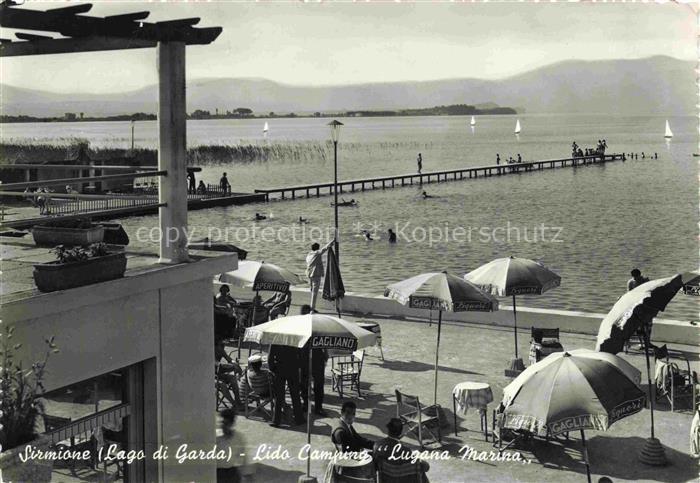 SIRMIONE Lago di Garda IT Lido Camping Lugana Marina
