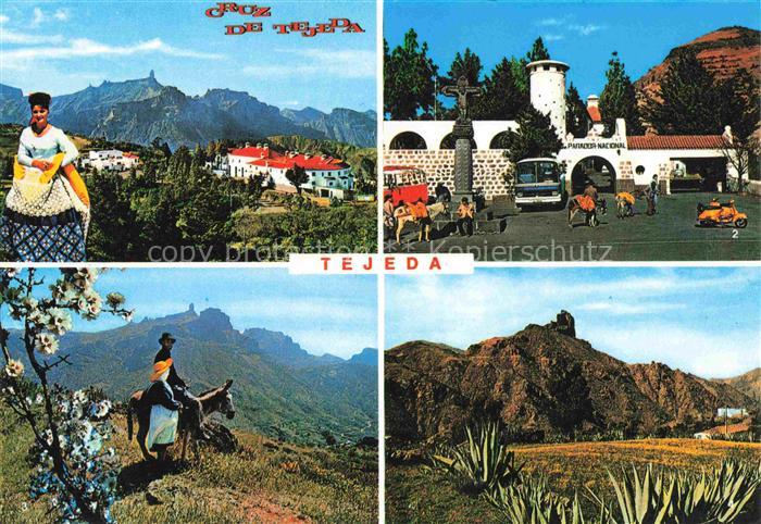 Tejeda Gran Canaria ES Parador Nacional Cruz Fachada dal Parador Nacional Detall