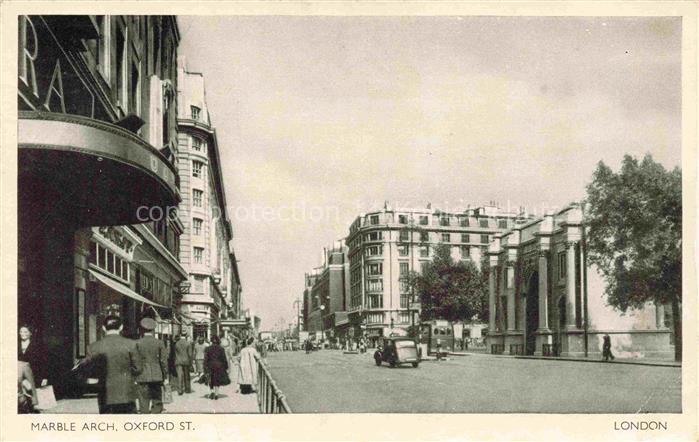 LONDON  UK Marble Arch Oxford Street