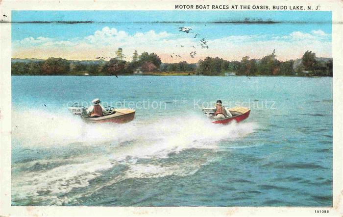 Budd Lake New Jersey USA Motor boat races at the Oasis