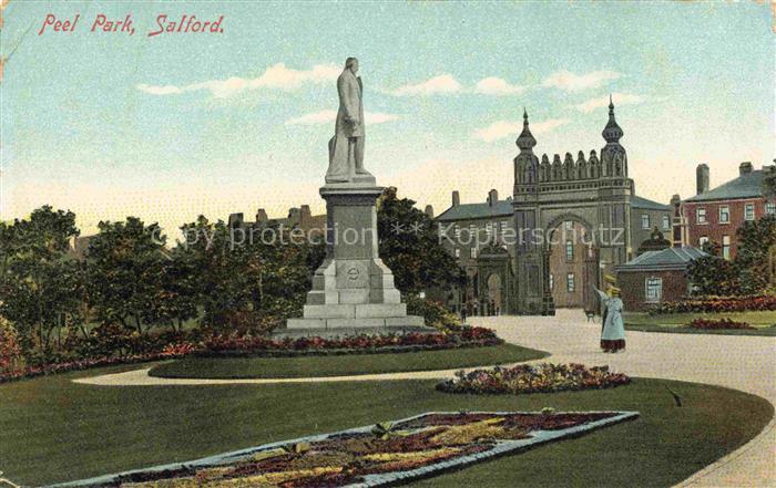 Salford Manchester UK Peel Park Monument