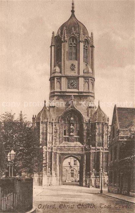 Oxford  Oxfordshire UK Christ Church Tom Tower