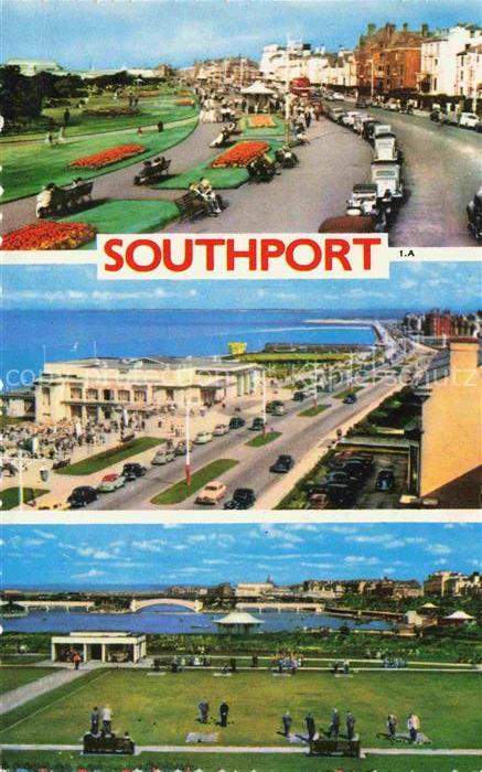 Southport  UK Teilansichten Park