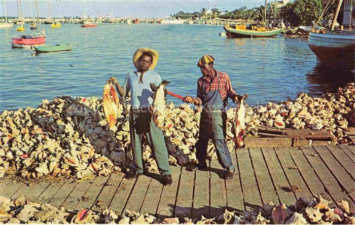 Nassau  Bahamas Fishermen