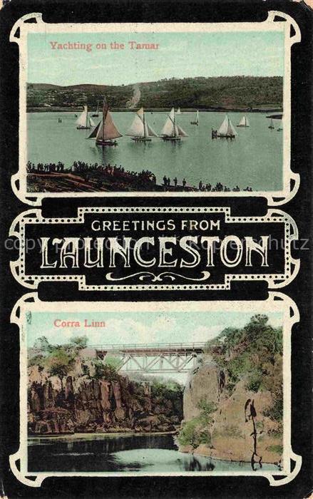 Launceston  UK Yachting on the Tamar Corra Linn Bridge