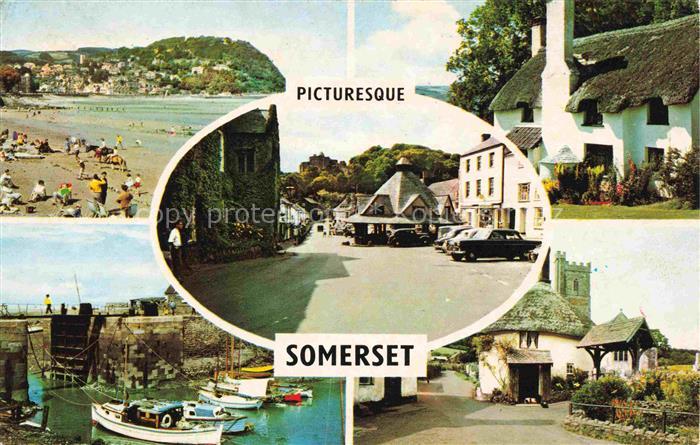 Somerset  Bournemouth UK Minehead Porlock Weir Dunster Selworthy Luccombe