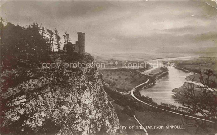 Perth Schottland Panorama Valley of the Tay as seen from Kinnoull Hill