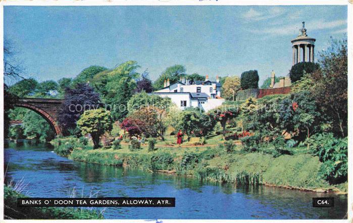 Alloway Ayrshire UK Banks O' Doon Tea Gardens
