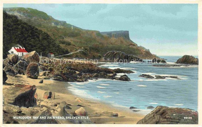 Ballycastle Antrim Northern Ireland UK Murlough Bay and Fairhead Kuestenpanorama