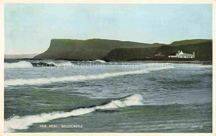 Ballycastle Antrim Northern Ireland UK Fair Head Kuestenpanorama
