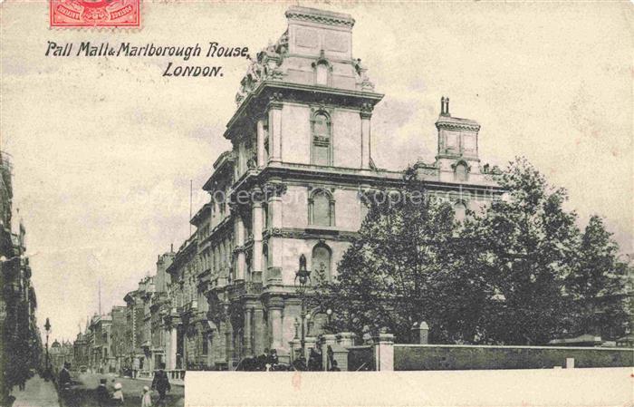 LONDON  UK Pall Mall and Marlborough House