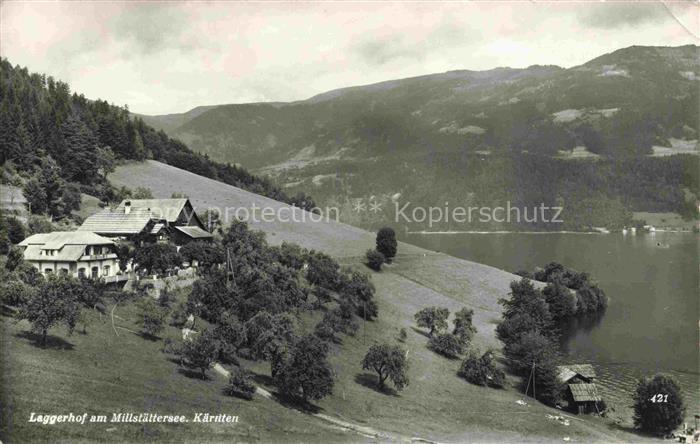 Millstatt Millstaettersee Kaernten AT Laggerhof am Millstaettersee Seeblick