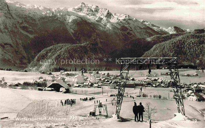 Abtenau AT Panorama Wintersportplatz Alpen Sonnleitenlift