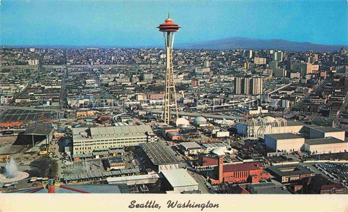 Seattle Washington USA Panorama view over the city