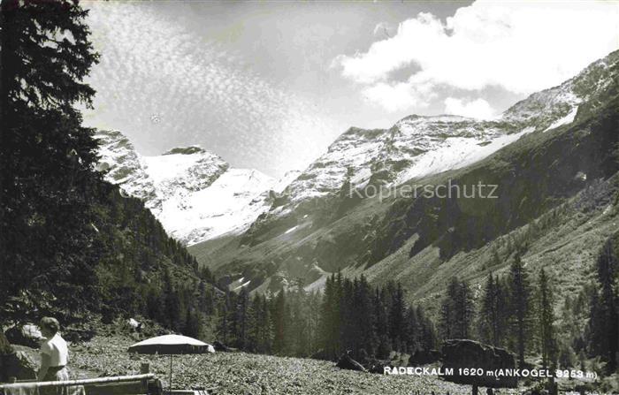 Radeckalm Ankogel 3263m Ankogelspitze Kaernten AT Landschaftspanorama Alpen