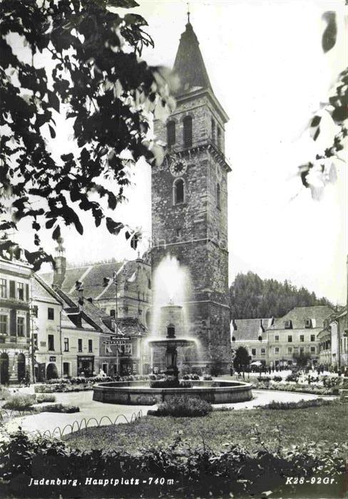 Judenburg Steiermark AT Hauptplatz Brunnen