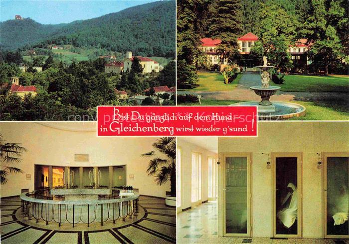 Gleichenberg Bad Gleichenberg Steiermark AT Gesamtansicht Kurmittelhaus Brunnen