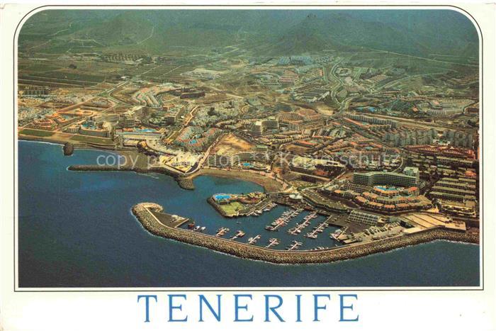 Tenerife Islas Canarias Spanien ES Puerto Colon Playa Las Americas vista aérea