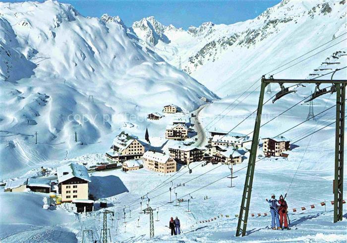 St Christoph Arlberg Tirol AT Wintersportplatz Alpen Schlepplift