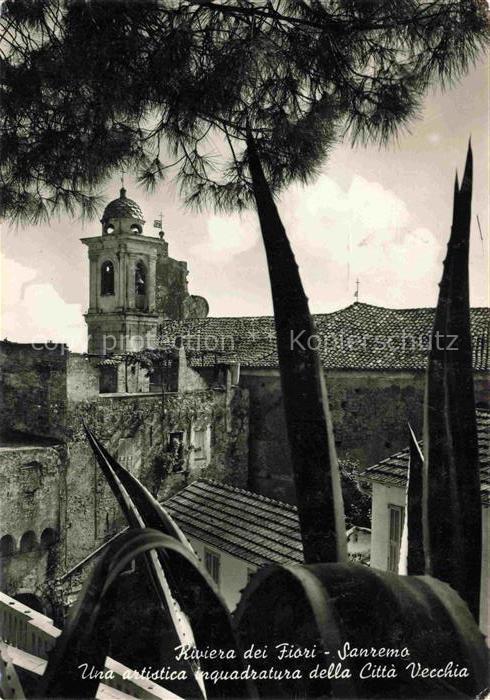 SANREMO San Remo Liguria IT Una artistica inquadratura della Città Vecchia