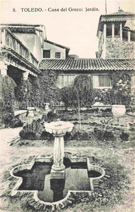 TOLEDO Castilla-La Mancha ES Museo del Greco Jardin