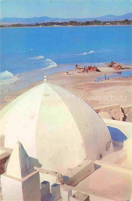 Hammamet Tunesie Mausolee de Sidi Bou Hadid et Golfe