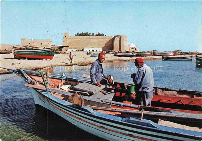 Hammamet Tunesie Fischer Festung