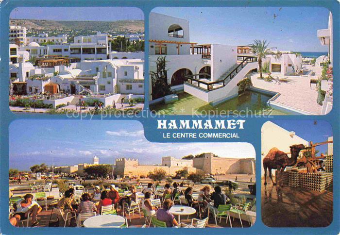 Hammamet Tunesie Le Centre Commercial Vue partielle