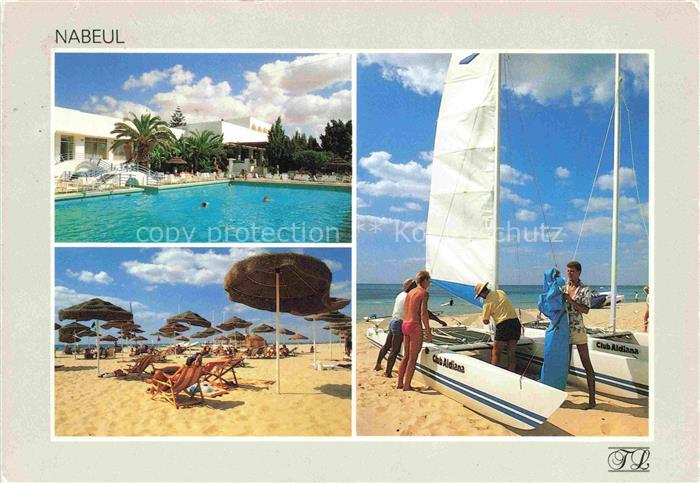 Nabeul Tunesie Aldiana Club Pool Strand Katamaran