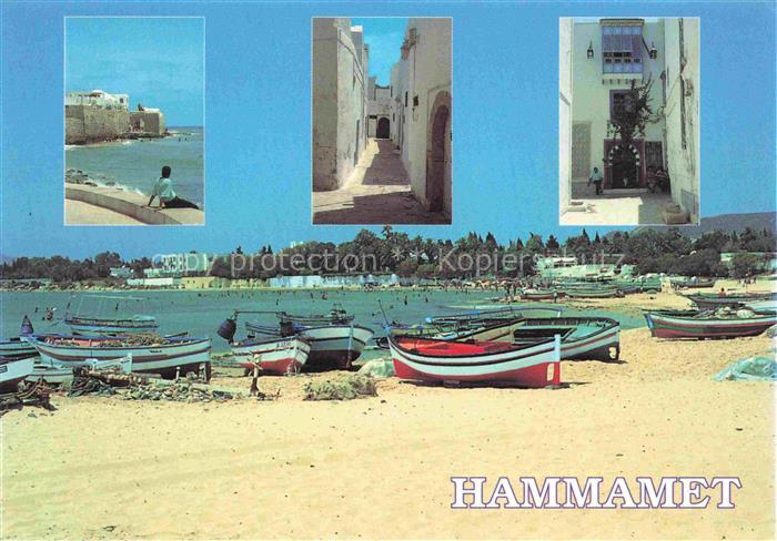 Hammamet Tunesie Strand Teilansichten