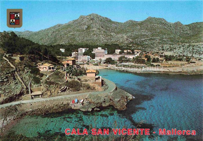 Cala San Vicente Mallorca Fliegeraufnahme