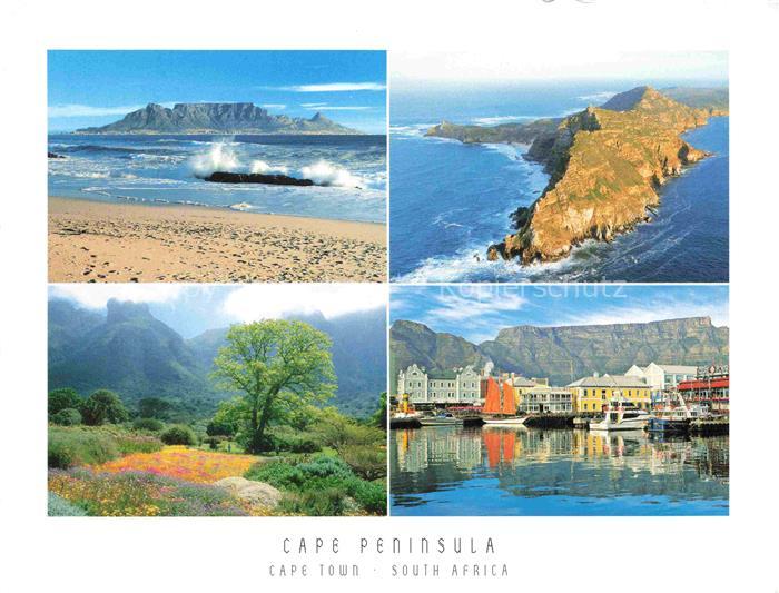 Cape-Town Kaapstad Kapstadt South-Africa RSA Cape Peninsula Fliegeraufnahme Stra