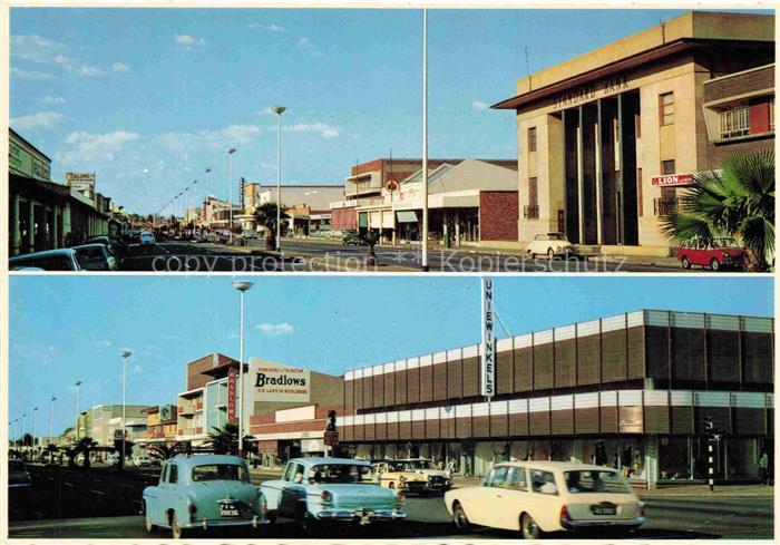 Randfontein Transvaal Southafrica Two busy streets