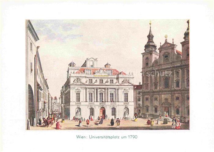 WIEN AT Universitaetsplatz um 1790