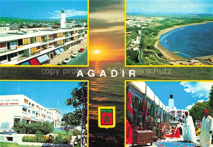 Agadir Maroc La Plage Banque du Maroc Artisanat