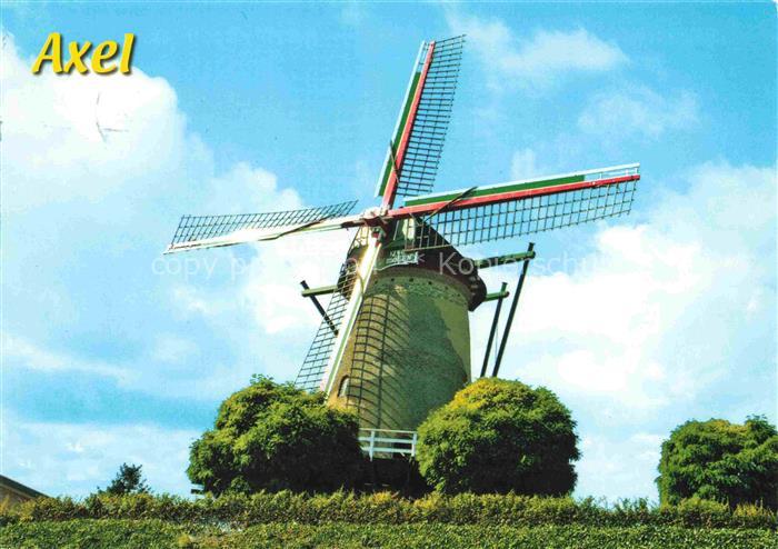 Axel Zeeland NL Korenmolen Windmuehle