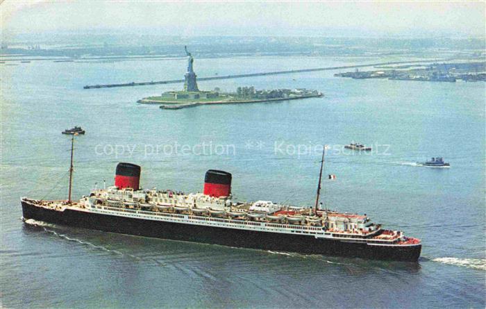 Dampfer Oceanliner Comite National de Lenfance Leberte New York