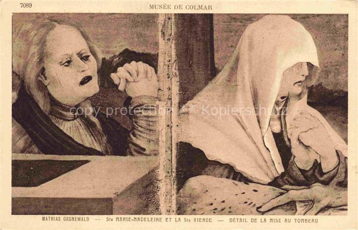 Gruenewald Matthias Gruenewald Mathias Kuenstlerkarte Sta Marie Mandeleine et la