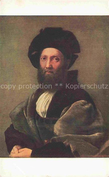 Sanzio Raphael Kuenstlerkarte Balthasar Castiglione