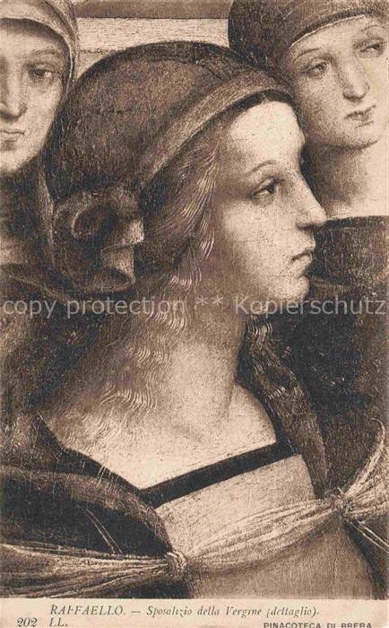 RAFFAELLO RAFFAEL RAPHAEL Kuenstlerkarte Sposolzio della Vergine