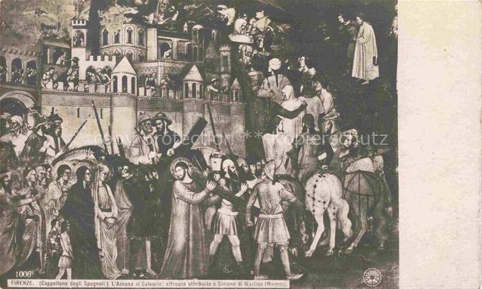 Jesus Christus Christentum Ascesa al Calvario Simone di Marino