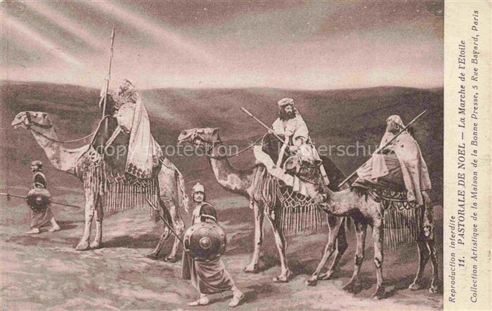 Kamele  Camel Chameau-- Pastorale de Noel La Marche de Etoile