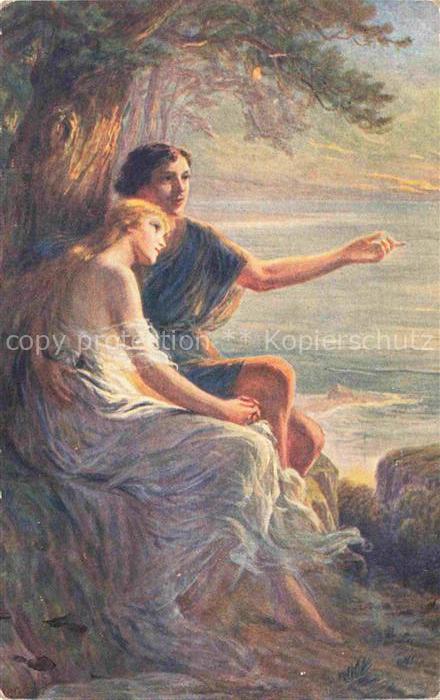 RENAULT E. Kuenstlerkarte A.N.Paris Nr. 238 Dreams of Love