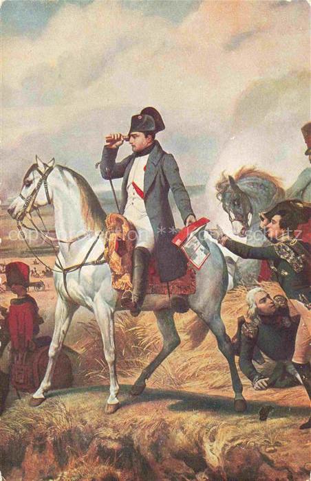 VERNET H. Kuenstlerkarte Napoleon